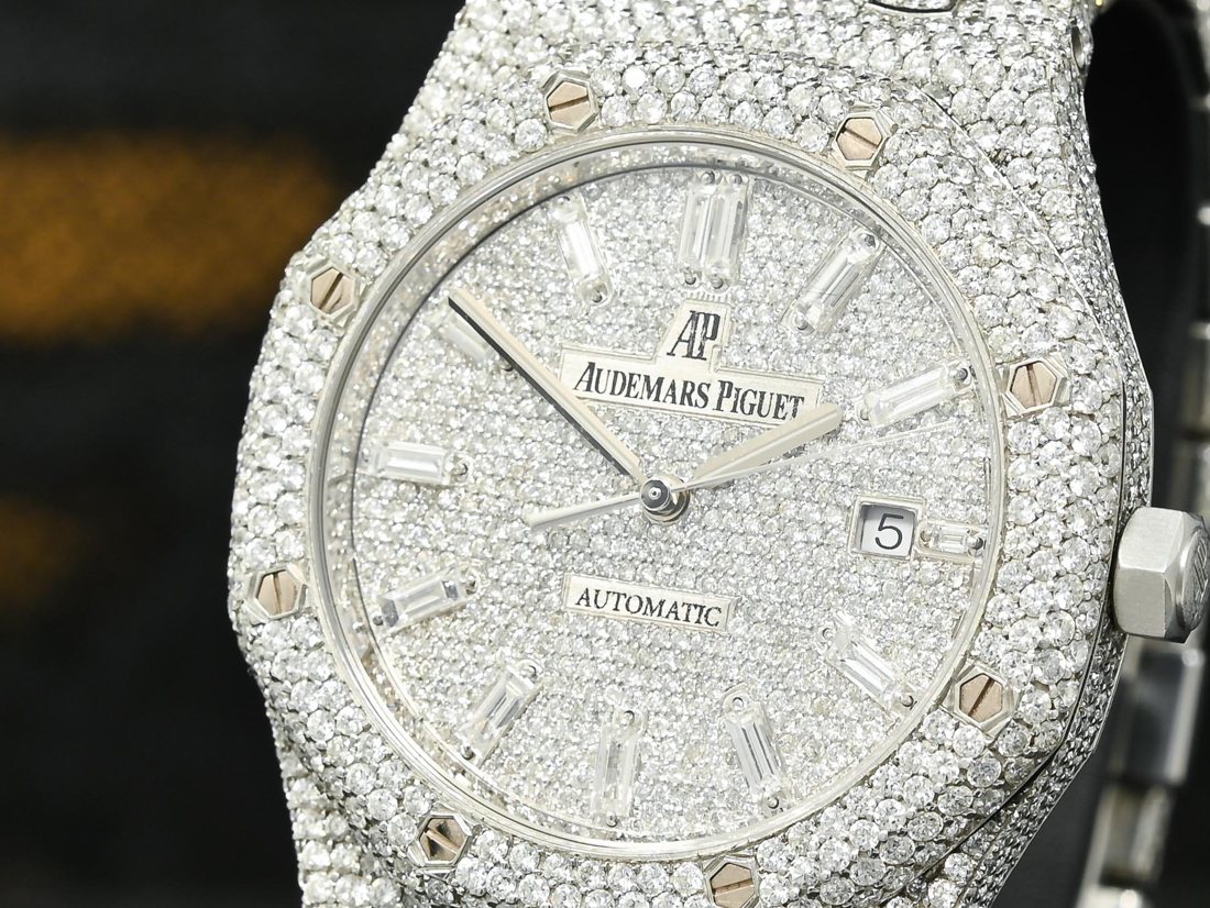 Audemars Piguet Royal Oak fully diamond-set