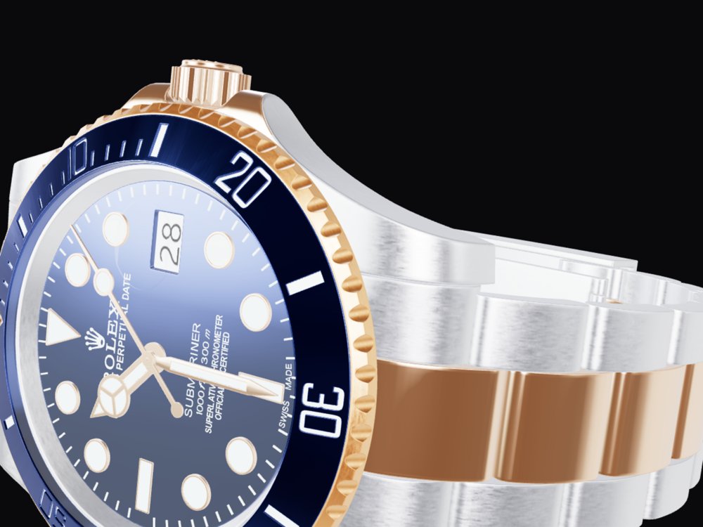 Rolex Submariner blue two-tone
